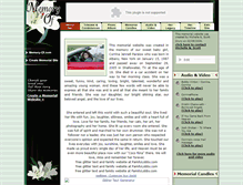 Tablet Screenshot of corrina-parslow.memory-of.com