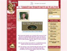 Tablet Screenshot of amelia-alexander.memory-of.com