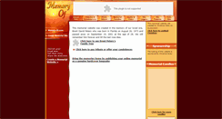Desktop Screenshot of brent-peters.memory-of.com