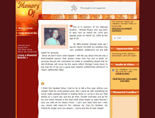 Tablet Screenshot of michael-pisano.memory-of.com