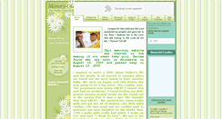 Desktop Screenshot of hailee-sorumangel.memory-of.com