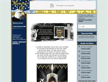 Tablet Screenshot of james-decker.memory-of.com
