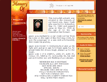 Tablet Screenshot of jason-nash.memory-of.com