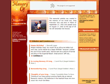 Tablet Screenshot of greg-francoeur.memory-of.com