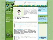 Tablet Screenshot of monique-terrell-garcia.memory-of.com