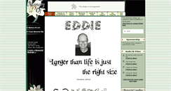 Desktop Screenshot of eddie-gifford.memory-of.com