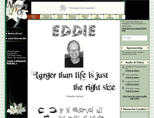 Tablet Screenshot of eddie-gifford.memory-of.com