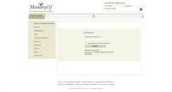 Desktop Screenshot of jason-blackshear.memory-of.com