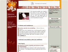 Tablet Screenshot of nikita-johnson.memory-of.com