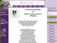 Tablet Screenshot of bobbyliebe.memory-of.com