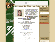 Tablet Screenshot of mike-sproviero.memory-of.com
