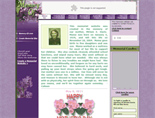 Tablet Screenshot of miriam-davis.memory-of.com