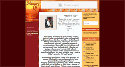 Desktop Screenshot of michaeldharding.memory-of.com