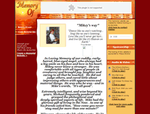Tablet Screenshot of michaeldharding.memory-of.com