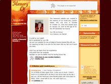 Tablet Screenshot of carolyn-seeley.memory-of.com