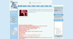 Desktop Screenshot of aaliyah-dana.memory-of.com
