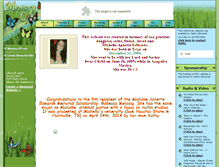 Tablet Screenshot of michelle-edwards.memory-of.com