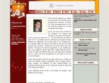Tablet Screenshot of aaron-borodach.memory-of.com