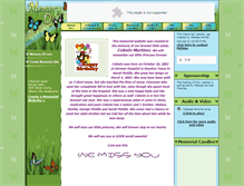 Tablet Screenshot of celeste-martinez.memory-of.com