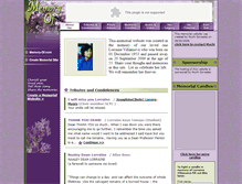 Tablet Screenshot of lorraine-villanueva.memory-of.com