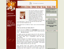 Tablet Screenshot of geraldine-gilligan.memory-of.com