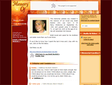 Tablet Screenshot of brett-bostick.memory-of.com