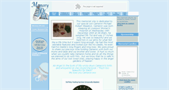 Desktop Screenshot of cameron-weadock.memory-of.com