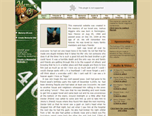 Tablet Screenshot of joshua-higgins.memory-of.com