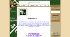 Desktop Screenshot of matthew-roach.memory-of.com