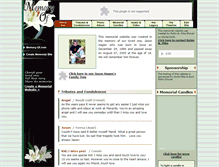 Tablet Screenshot of jason-hagen.memory-of.com