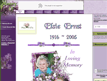 Tablet Screenshot of elsie-ernst.memory-of.com