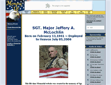 Tablet Screenshot of jeff-mclochlin.memory-of.com