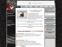 Tablet Screenshot of cole-hanes.memory-of.com