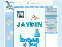 Tablet Screenshot of jayden-kendrick.memory-of.com