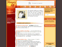 Tablet Screenshot of michael-butka-2004.memory-of.com