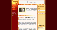 Desktop Screenshot of curtis-ittner.memory-of.com