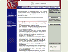 Tablet Screenshot of edward-chamberlain.memory-of.com