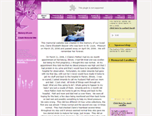 Tablet Screenshot of claire-beaver.memory-of.com