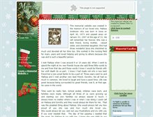 Tablet Screenshot of malissa-anderson.memory-of.com