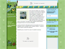 Tablet Screenshot of elizabeth-johnson.memory-of.com