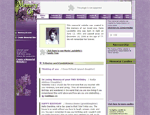 Tablet Screenshot of marie-laviolette.memory-of.com