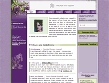 Tablet Screenshot of jamespercybliss.memory-of.com