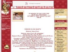Tablet Screenshot of helen-gallardo-cruz.memory-of.com