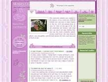 Tablet Screenshot of martha-pharis.memory-of.com