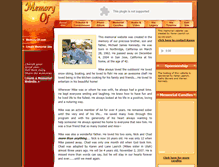 Tablet Screenshot of mikekennedy.memory-of.com