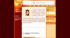 Desktop Screenshot of curtis-alexander-.memory-of.com