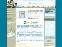 Tablet Screenshot of joshua-stevensonhays.memory-of.com
