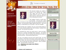 Tablet Screenshot of joey-wilson-1984-2004.memory-of.com