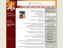 Tablet Screenshot of melindaleerieger.memory-of.com