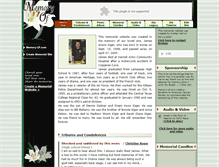 Tablet Screenshot of james-kiger.memory-of.com